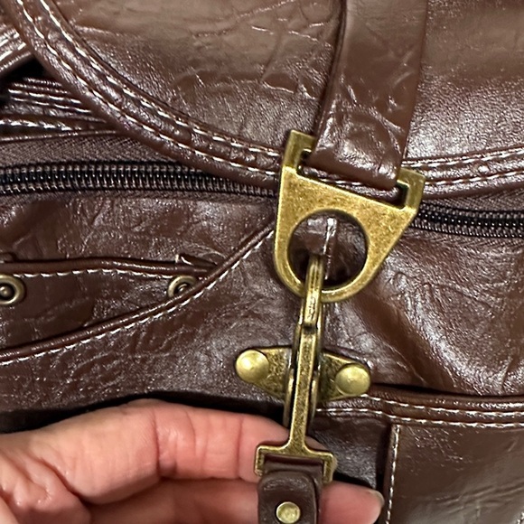 Vintage Yongle Drawstring Backpack with many pockets unisex - Picture 6 of 13